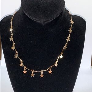 Star Gold choker necklace